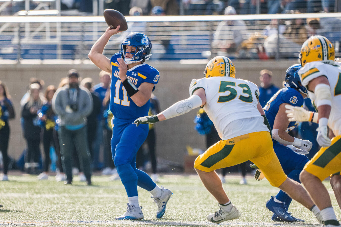 Mark Gronowski Mark Gronowski passes against NDSU