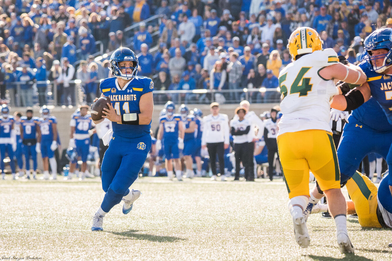 Mark Gronowski Mark Gronowski runs against NDSU