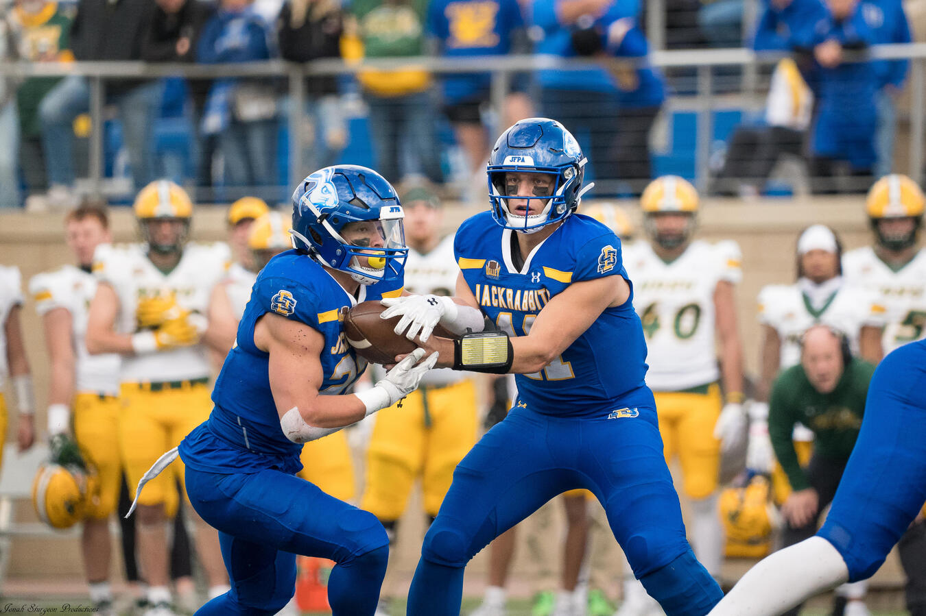 Isaiah Davis Isaiah Davis takes handoff from Mark Gronowski